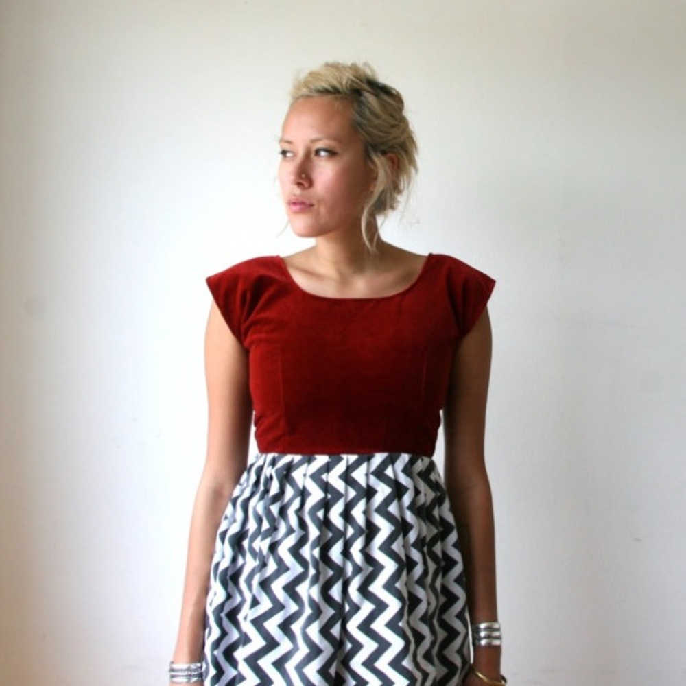 🌲 RustyCuts ( og RoseCut) Clothing  🔥 Twin Peaks Black Lodge  🌲 Handmade Dress